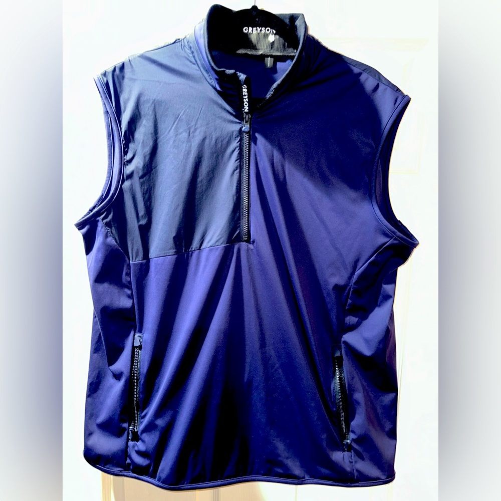 Greyson Denali 1/4 Zip Vest Maltese Large